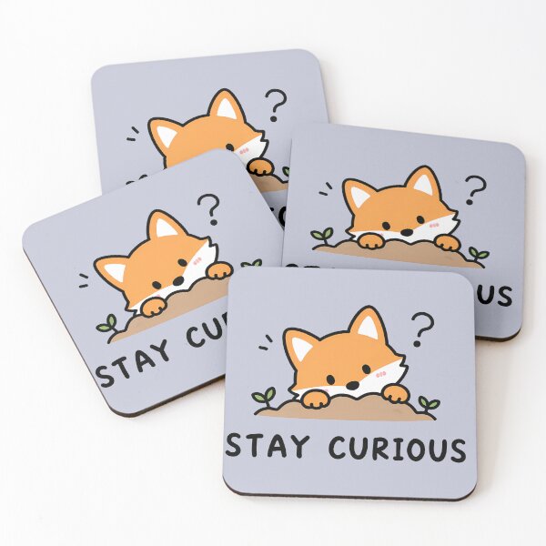 Item preview, Stay Curious Cute Little Fox designed and sold by ianm1028.