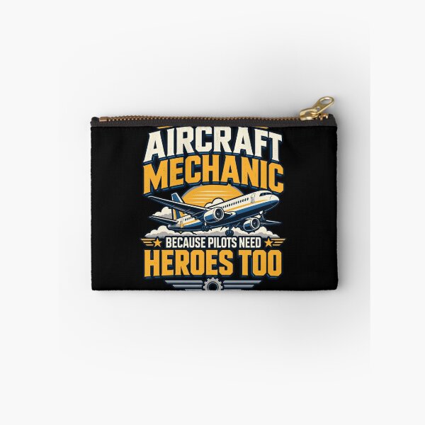 Item preview, Aircraft Mechanic Because Even Pilots Need Heroes Aviator designed and sold by stmpdwrld.