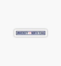 University of North Texas Sticker