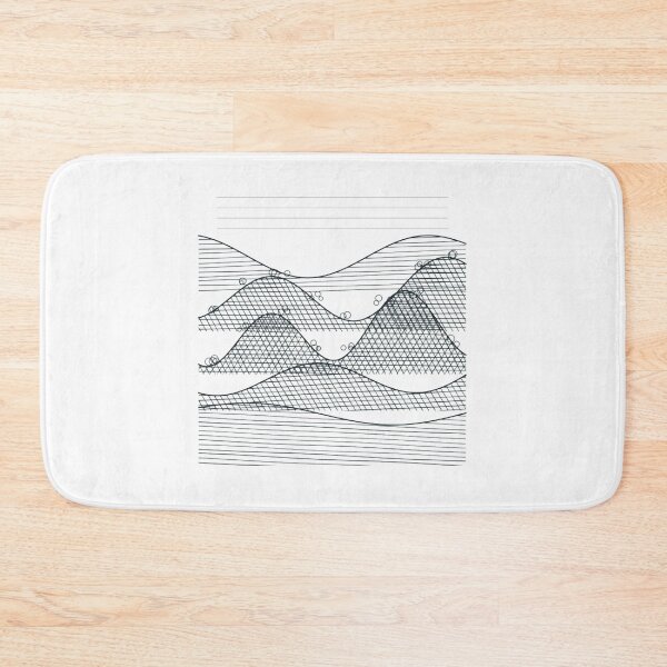 Item preview, Breaking Wave Wood Engraving Vintage Nautical Print designed and sold by TIDECHART.