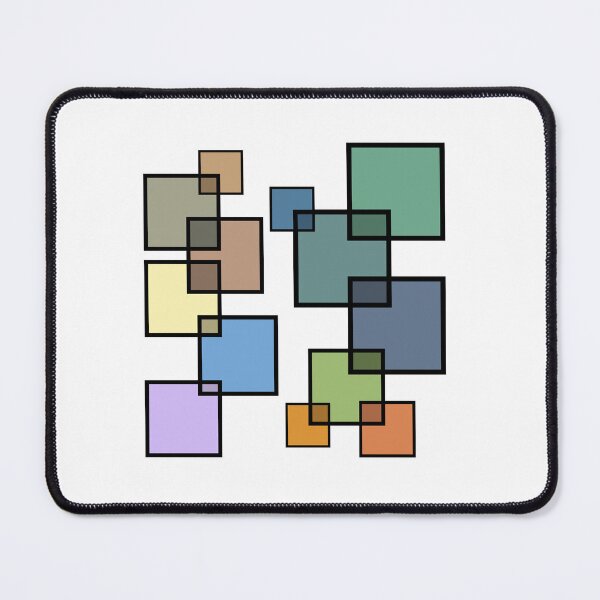 Item preview, Retro Abstract Geometric Color Blocks designed and sold by JOHN44ART.