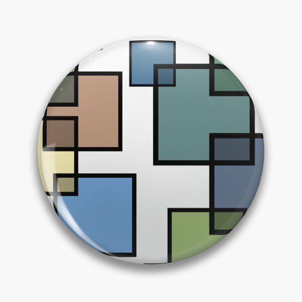 Item preview, Retro Abstract Geometric Color Blocks designed and sold by JOHN44ART.