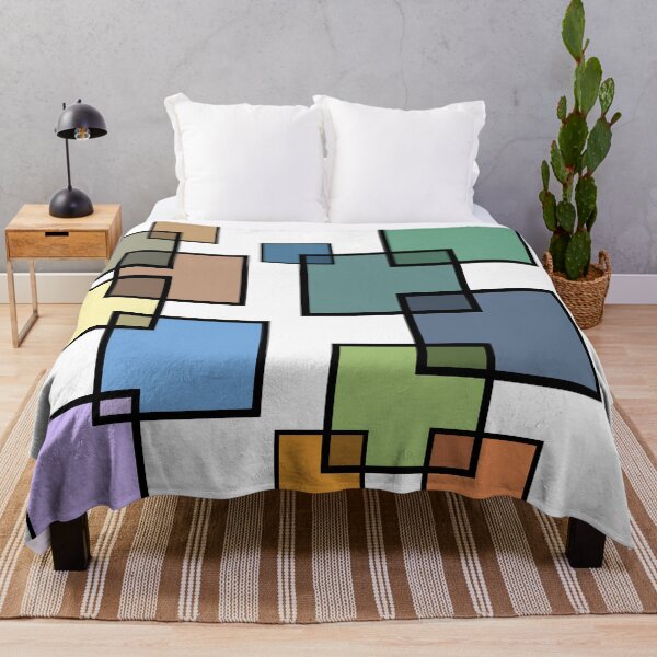 Item preview, Retro Abstract Geometric Color Blocks designed and sold by JOHN44ART.