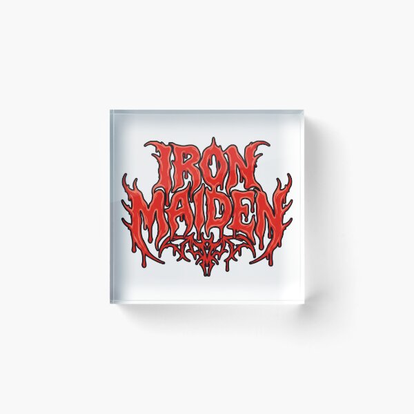 Item preview, Iron Maiden Vintage Heavy Metal Logo designed and sold by TripleFour444.