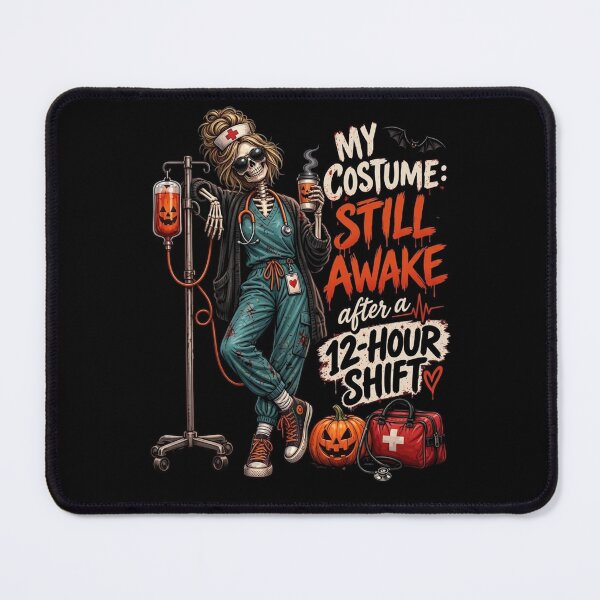 Item preview, Night Shift Nurse Comfort Colors Shirt, Spooky Owl Tee, Healthcare Worker Gift, Fall Nursing Shirt, Nurse Appreciation Gift designed and sold by ChockletBoy.