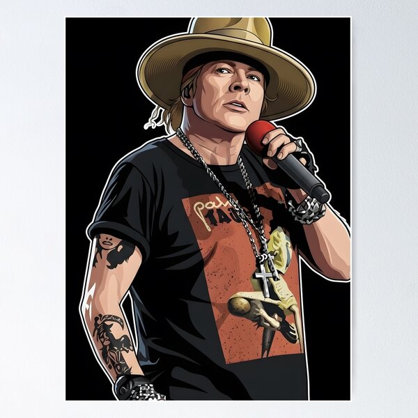 Item preview, Axl Rose Vector Art designed and sold by titanputra.