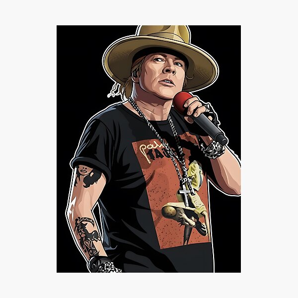 Item preview, Axl Rose Vector Art designed and sold by titanputra.