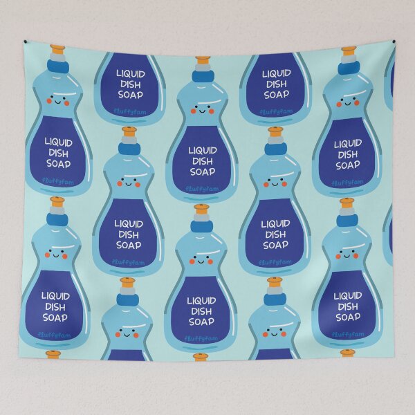 Item preview, Cute kawaii liquid dish soap designed and sold by fluffyfamcraft.