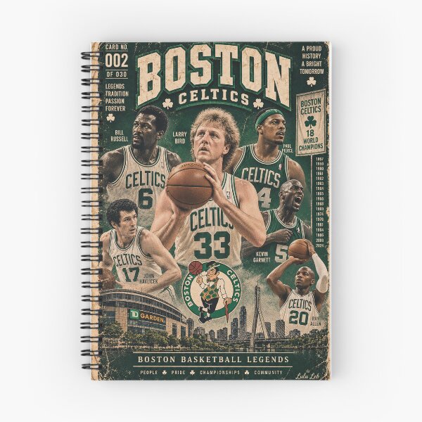 Item preview, Boston Basketball Legends – Vintage Collector Card 002  designed and sold by LuluLeb.
