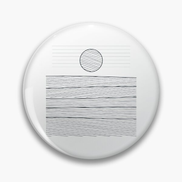 Item preview, Calm Water Wood Engraving Minimalist Maritime Ocean Design designed and sold by TIDECHART.