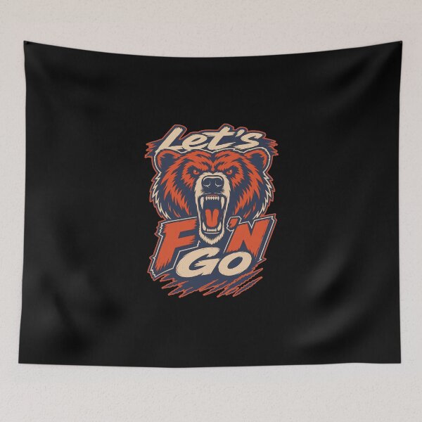 Item preview, Chicago Football Let’s F’N Go designed and sold by BeulahOrtiz.