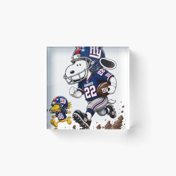 Item preview,  New York Giants  Snoopy And Woodstock Players  designed and sold by PsycheStudio.