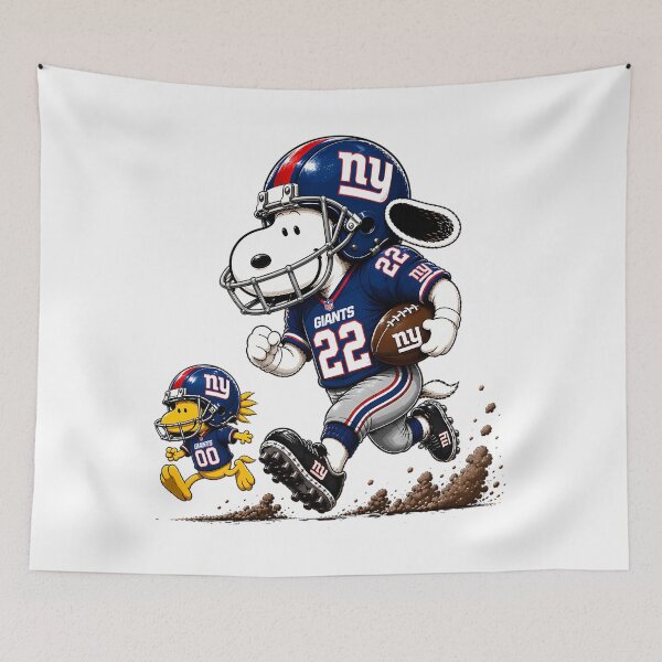 Item preview,  New York Giants  Snoopy And Woodstock Players  designed and sold by PsycheStudio.