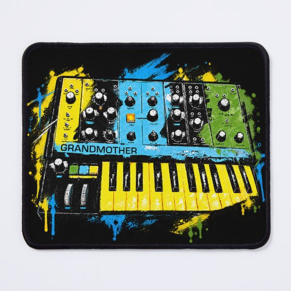 Item preview, Analog Synthesizer – Colorful Vintage Synth Graffiti Art designed and sold by NicolaDudich.