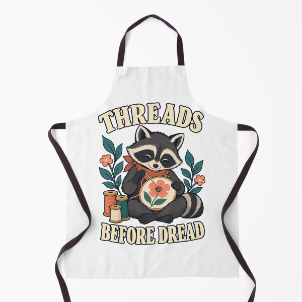 Item preview, Embroidery Raccoon – Threads Before Dread designed and sold by SAS-Designer.
