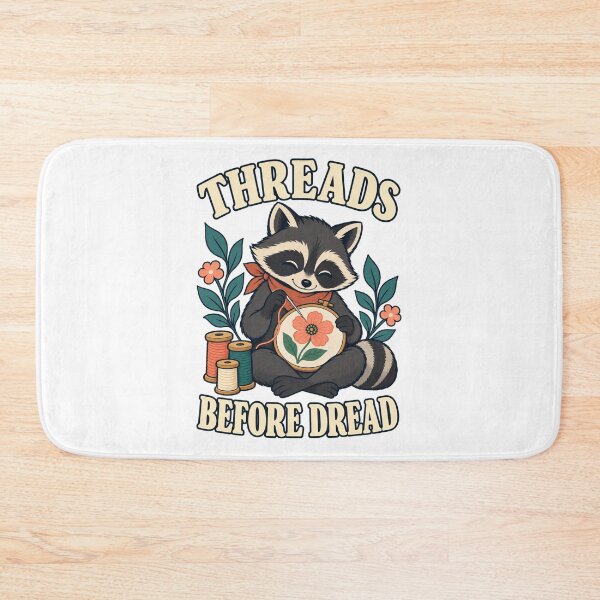 Item preview, Embroidery Raccoon – Threads Before Dread designed and sold by SAS-Designer.