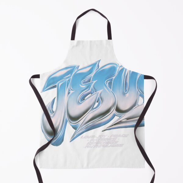 Item preview, Jesus Chrome Faith Love Joy Peace Christian Design designed and sold by NicolasGlowArt.