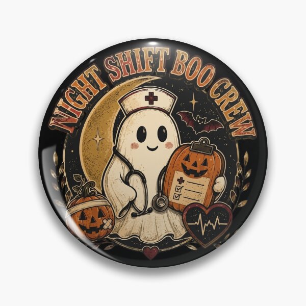 Item preview, Night Shift Boo Crew Nurse Comfort Colors Shirt, Spooky Owl Tee, Healthcare Worker Gift, Fall Nursing Shirt, Nurse Appreciation Gift designed and sold by ChockletBoy.