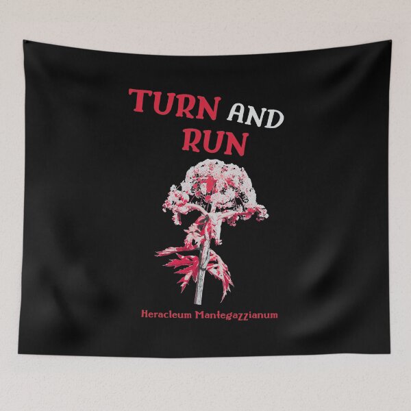 Item preview, Turn and Run Giant Hogweed Botanical Art designed and sold by VIVEKARIGUEZ.