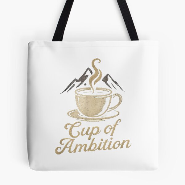 Item preview, Cup of Ambition Vintage Coffee Lovers Humor T-Shirt designed and sold by gidget-gadget.