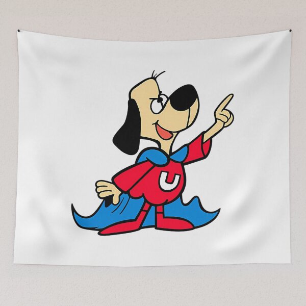 Item preview, Perro superhéroe señalando hacia arriba designed and sold by PsycheStudio.