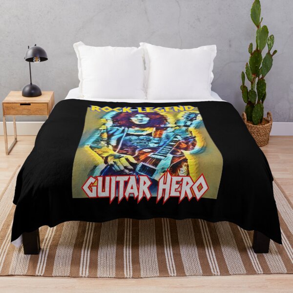 Item preview, Glam Rock Icon Electric Guitar Portrait Art designed and sold by VIVEKARIGUEZ.