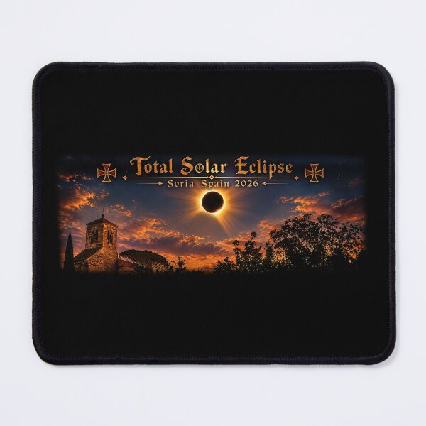 Item preview, Copy of SORIA Total Solar Eclipse 2026 - Northern Spain European Church 2026 designed and sold by Adam Gormley.