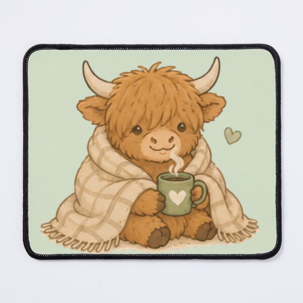 Item preview, Cute Cozy Highland Cow designed and sold by MellowMunchkins.