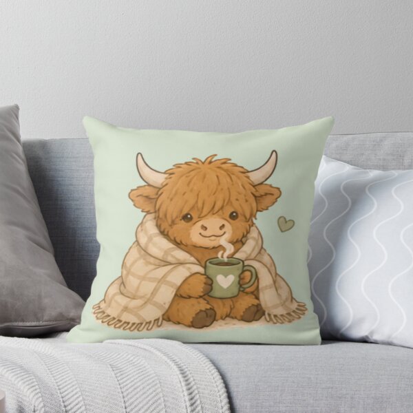 Item preview, Cute Cozy Highland Cow designed and sold by MellowMunchkins.