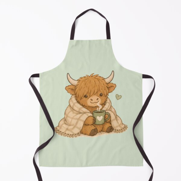 Item preview, Cute Cozy Highland Cow designed and sold by MellowMunchkins.