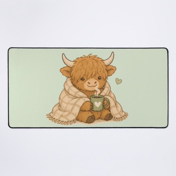 Item preview, Cute Cozy Highland Cow designed and sold by MellowMunchkins.