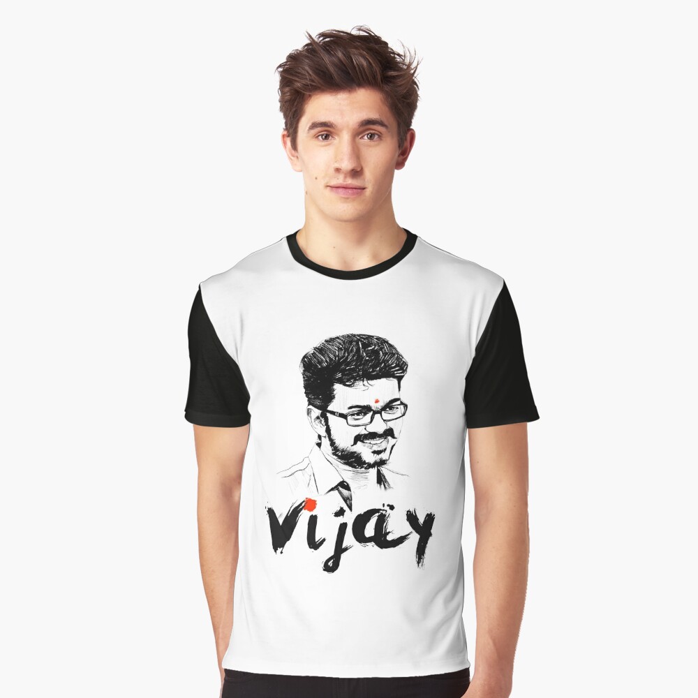 vijay orange shirt