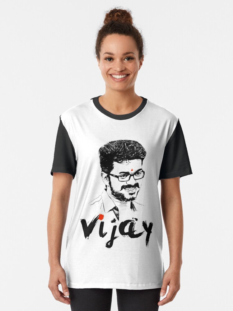 vijay orange shirt