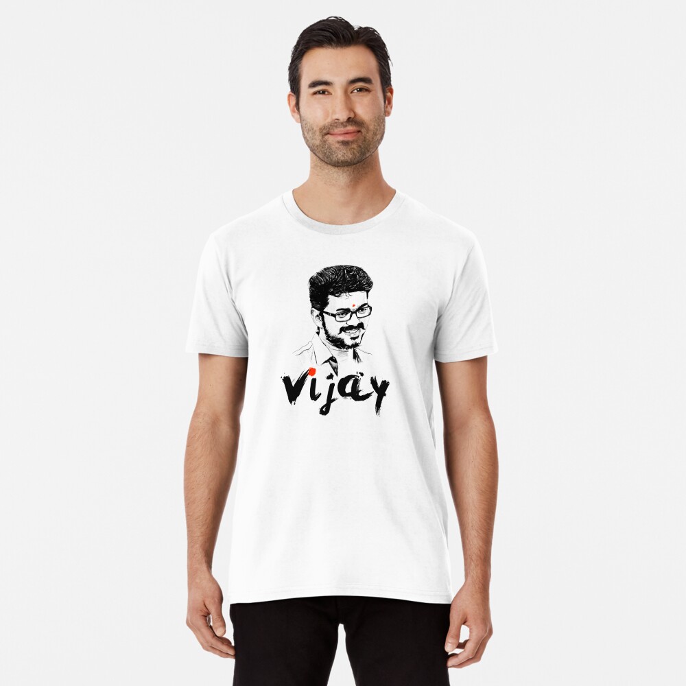 beast shirt vijay white