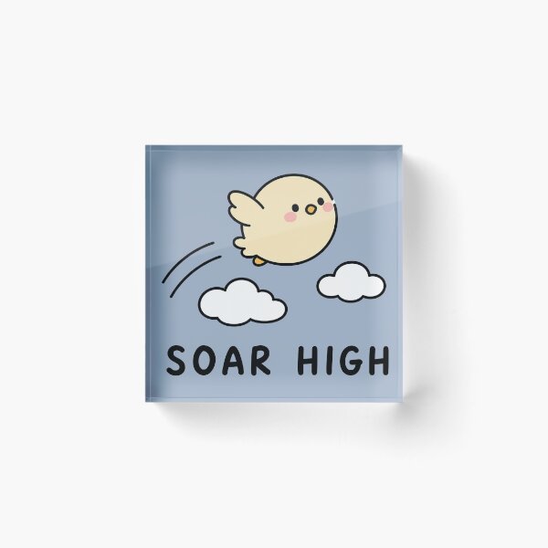Item preview, Soar High Cute Yellow Bird designed and sold by ianm1028.