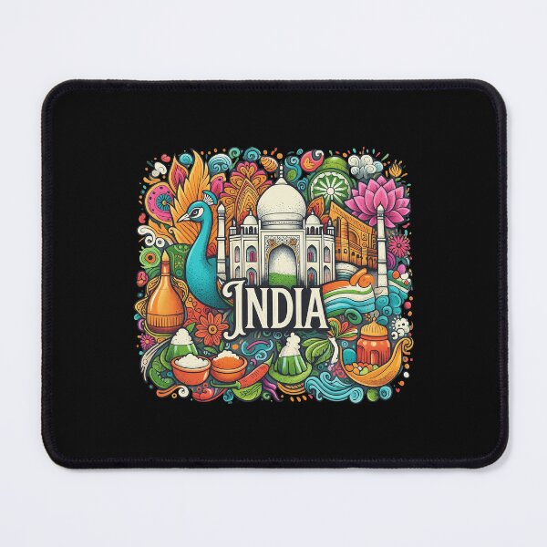 Item preview, India Heritage Cultural Doodle Art designed and sold by VIVEKARIGUEZ.