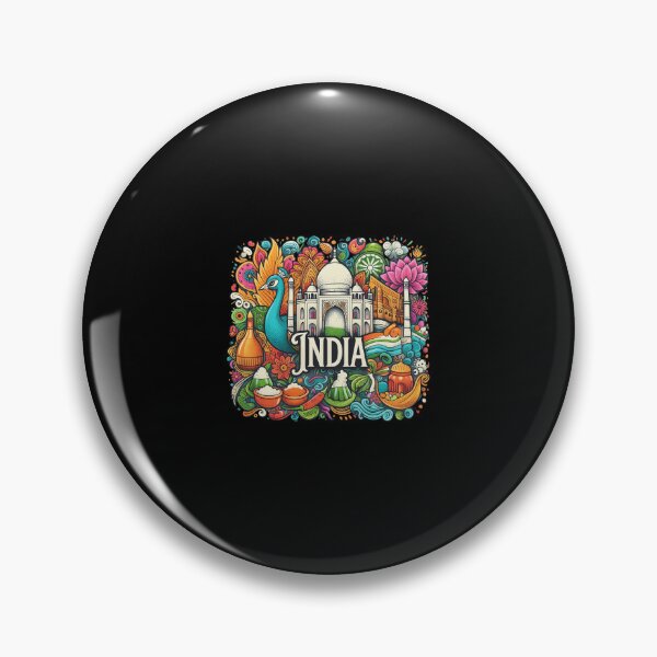 Item preview, India Heritage Cultural Doodle Art designed and sold by VIVEKARIGUEZ.