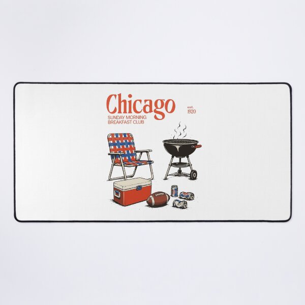 Item preview, Chicago Football Tailgate designed and sold by BeulahOrtiz.