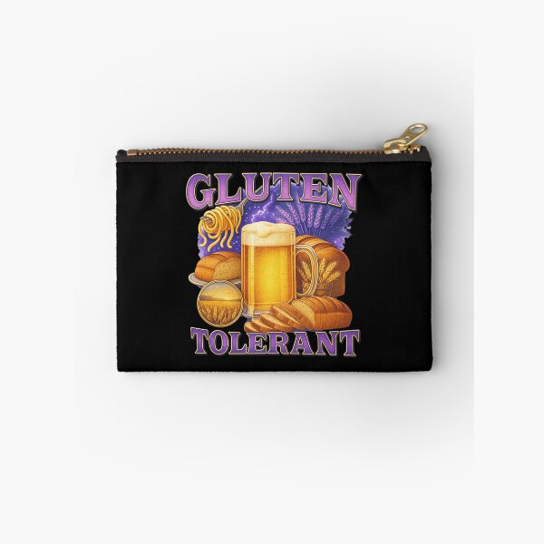 Item preview, Gluten Tolerant Retro Food Humor  designed and sold by SAIMENEZ.