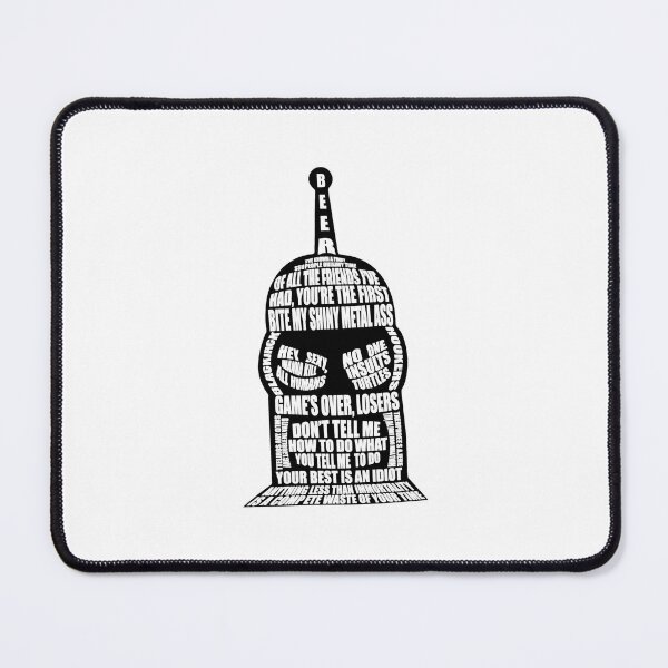 Item preview, Sarcastic Bending Robot Quote Silhouette designed and sold by SAIMENEZ.