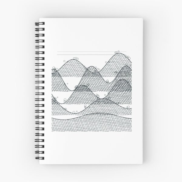 Item preview, Storm Surge Wood Engraving Intense Nautical Swirl Graphic designed and sold by TIDECHART.