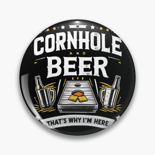 Item preview, Cornhole and Beer That is Why I Am Here designed and sold by SAIMENEZ.