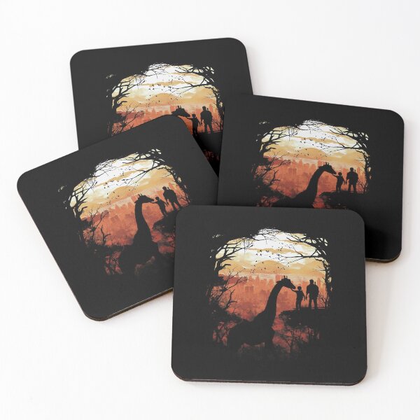 Item preview, The Last Of Us Joel And Ellie Giraffe Sunset Art designed and sold by kerakoreng.