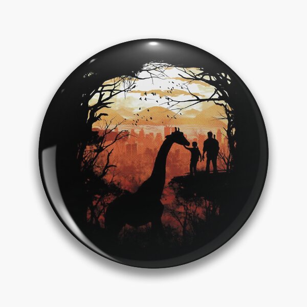 Item preview, The Last Of Us Joel And Ellie Giraffe Sunset Art designed and sold by kerakoreng.