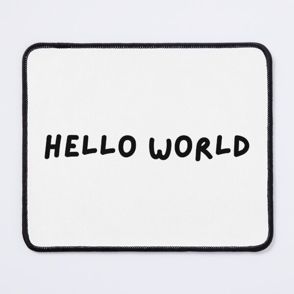 Item preview, Hello World designed and sold by sevenhillsarts.