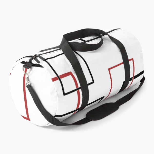 Item preview, Minimalist Red Geometric Squares – Modern Abstract Line Art designed and sold by JOHN44ART.