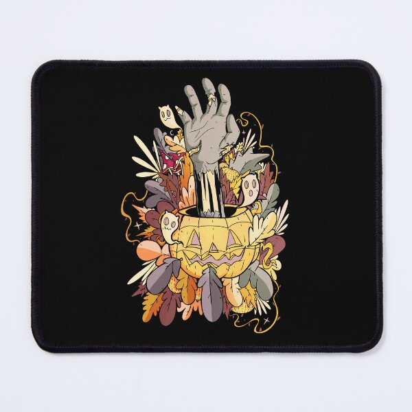 Item preview, Yellow zombie pumpkin designed and sold by Swadeillustrations.