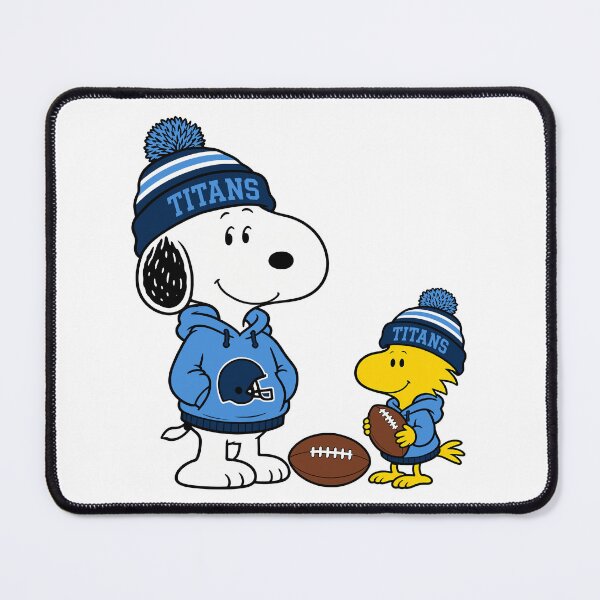 Item preview, Snoopy & Woodstock Tennessee Titans Football Retro F225 designed and sold by GLUVY-THEME.