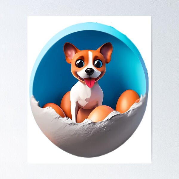 Item preview, Perro en el huevo designed and sold by odongs.