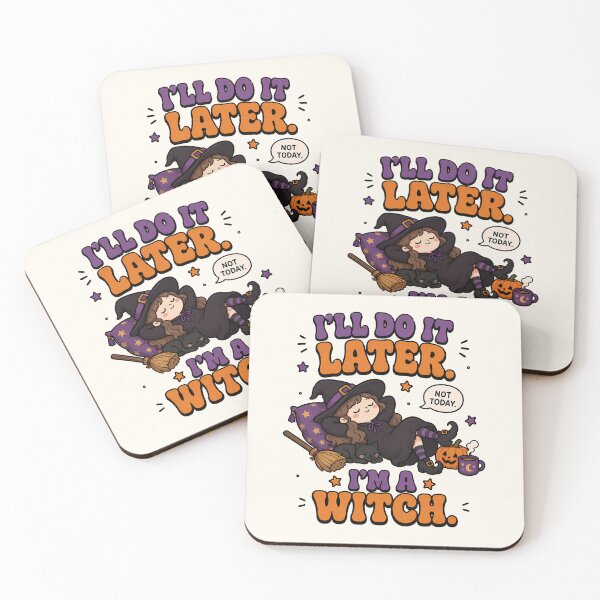 Item preview, Groovy Lazy Witch - I'll Do It Later designed and sold by ianm1028.